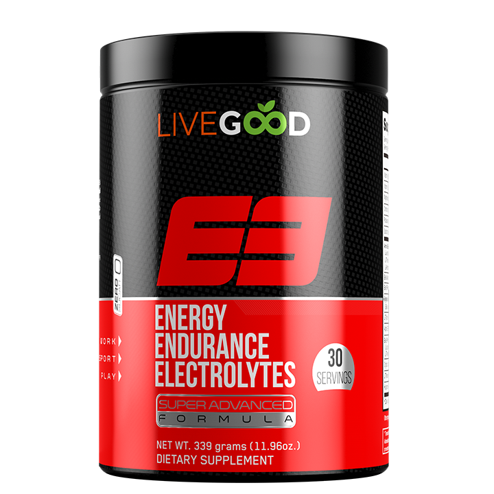E3 energy, endurance and electrolytes container
