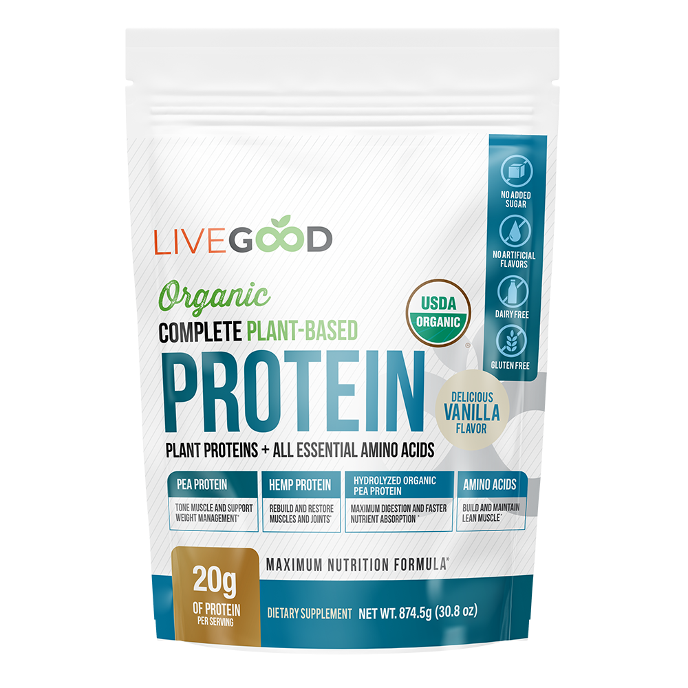 Plant-based protein tub
