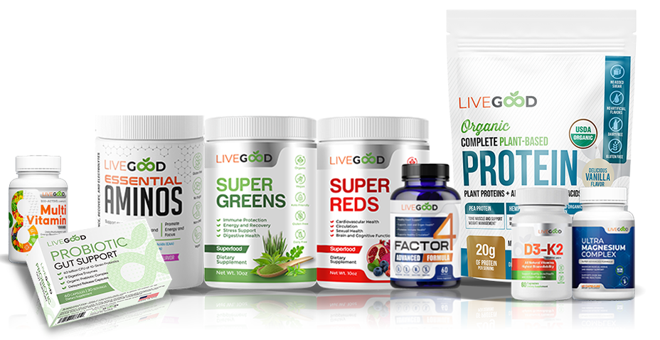 LiveGood product range